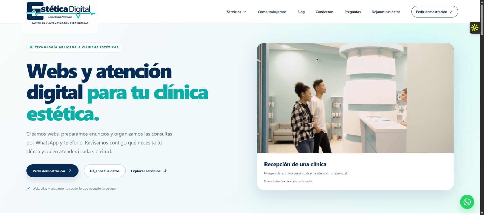 Captura real de la portada de Estética Digital.